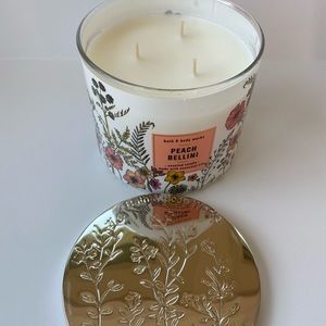 Bath & Body Works Accents - Bath & Body Works Peach Bellini 3 Wick Candle Bath & Body Works Accents - Bath & Body Works Peach Bellini 3 Wick Candle